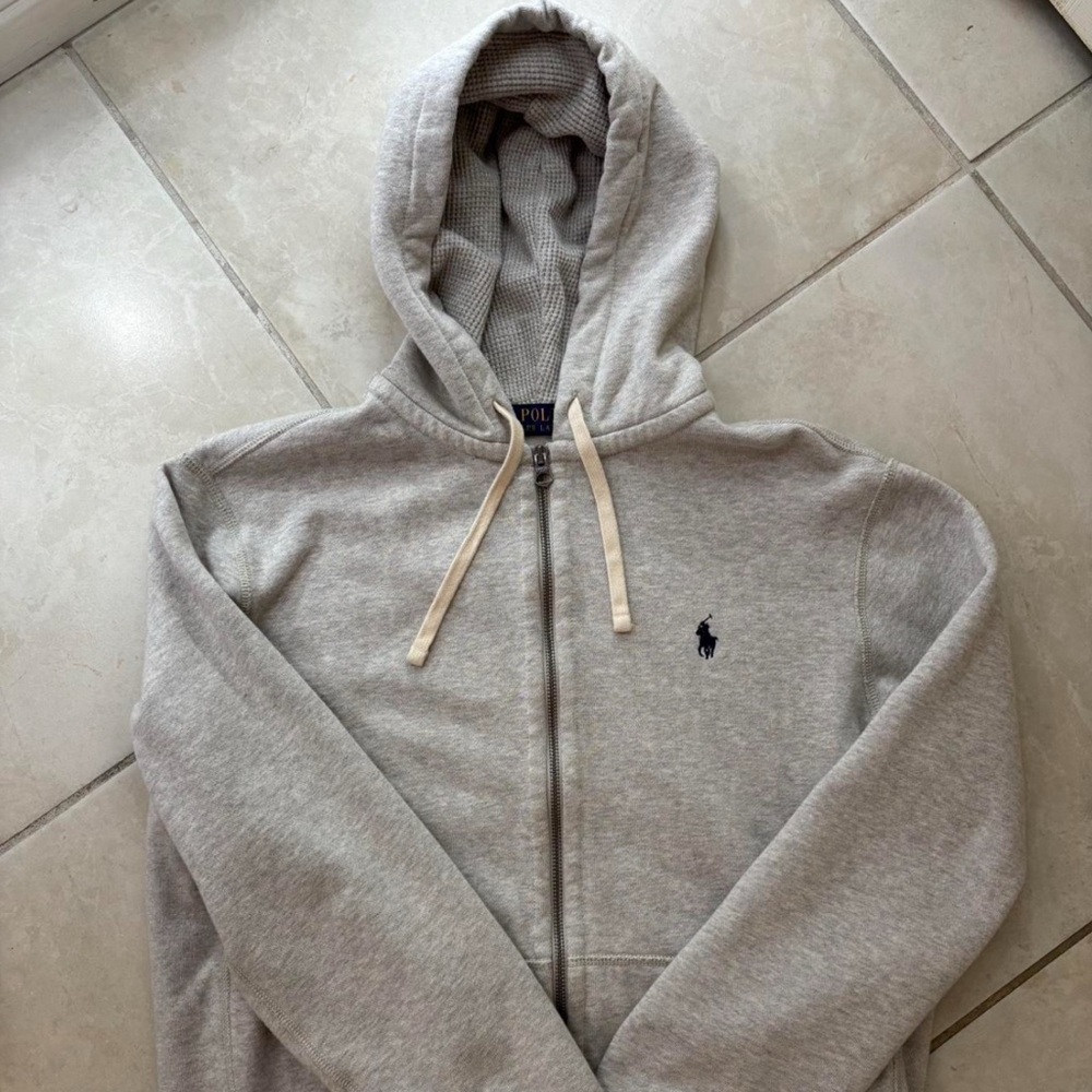 Light Sport Heather Polo Ralph Lauren Fleece Full-Zip Hoodie